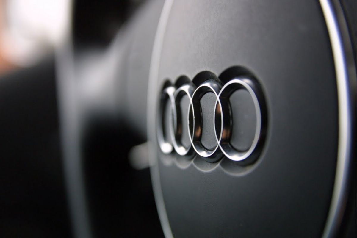 Audi Logo On Car