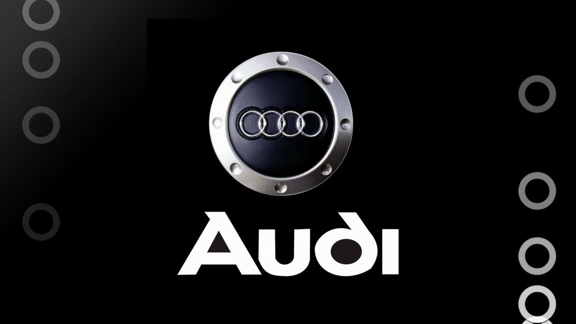 Audi Brand Logo with Black Background. Logo wallpaper hd, Branding design logo, Car brands logos