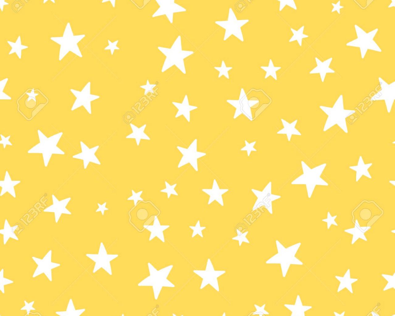 yellow star wallpaper