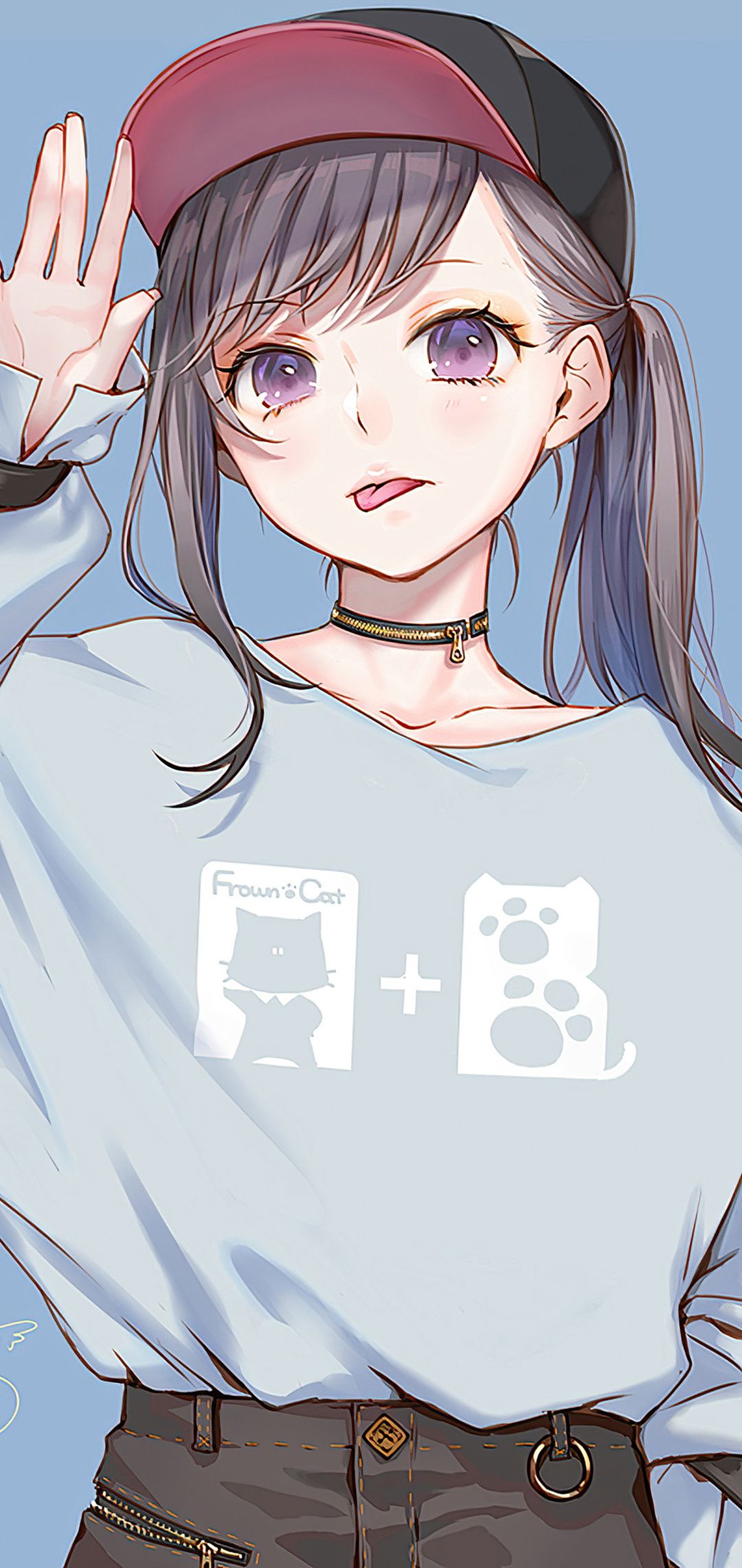 Anime Girl Sweater Hoods 4k One Plus Huawei p Honor view Vivo y Oppo f Xiaomi Mi A2 HD 4k Wallpaper, Image, Background, Photo and Picture