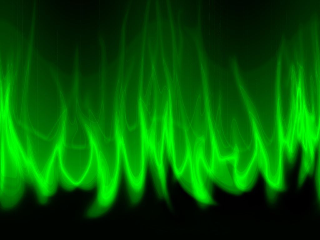 Green Fire Background Pics