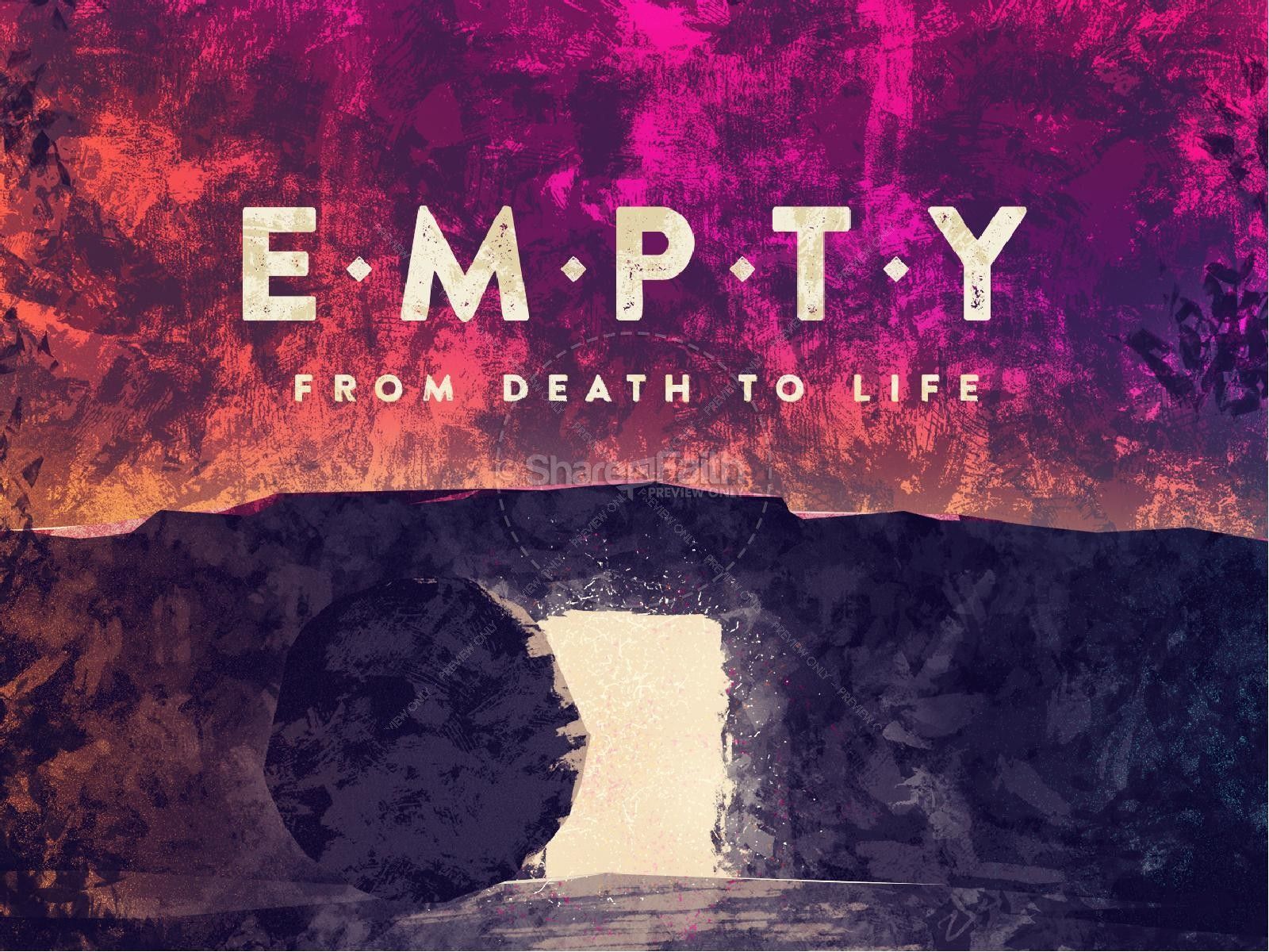 Empty Tomb Of Jesus Easter PowerPoint. Easter Sunday Resurrection PowerPoints. Easter graphics church, Easter jesus, Jesus tomb picture