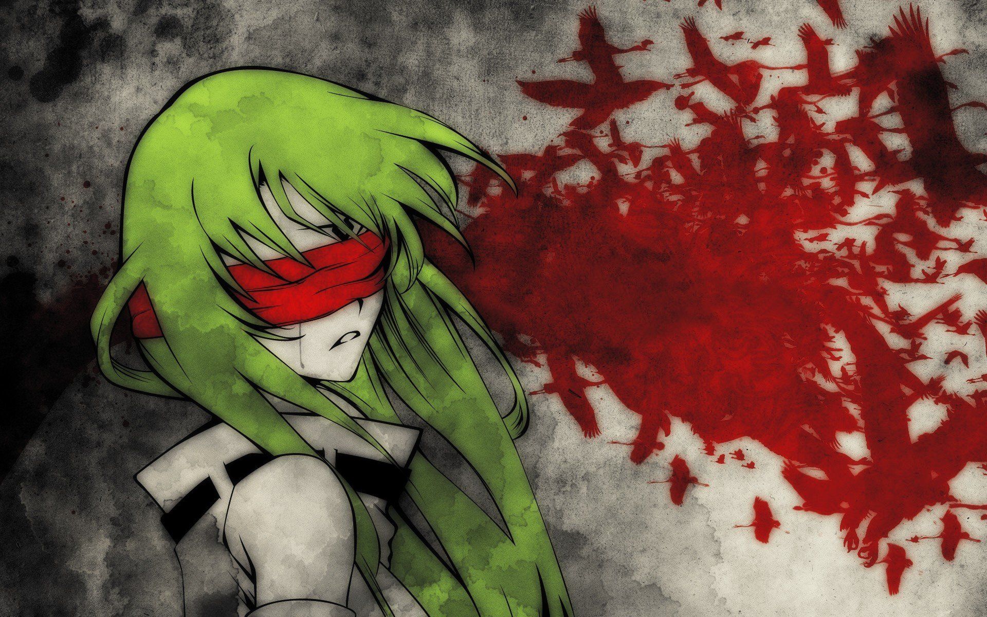 Code Geass, Blindfold, Birds, C.C. Wallpaper HD / Desktop and Mobile Background
