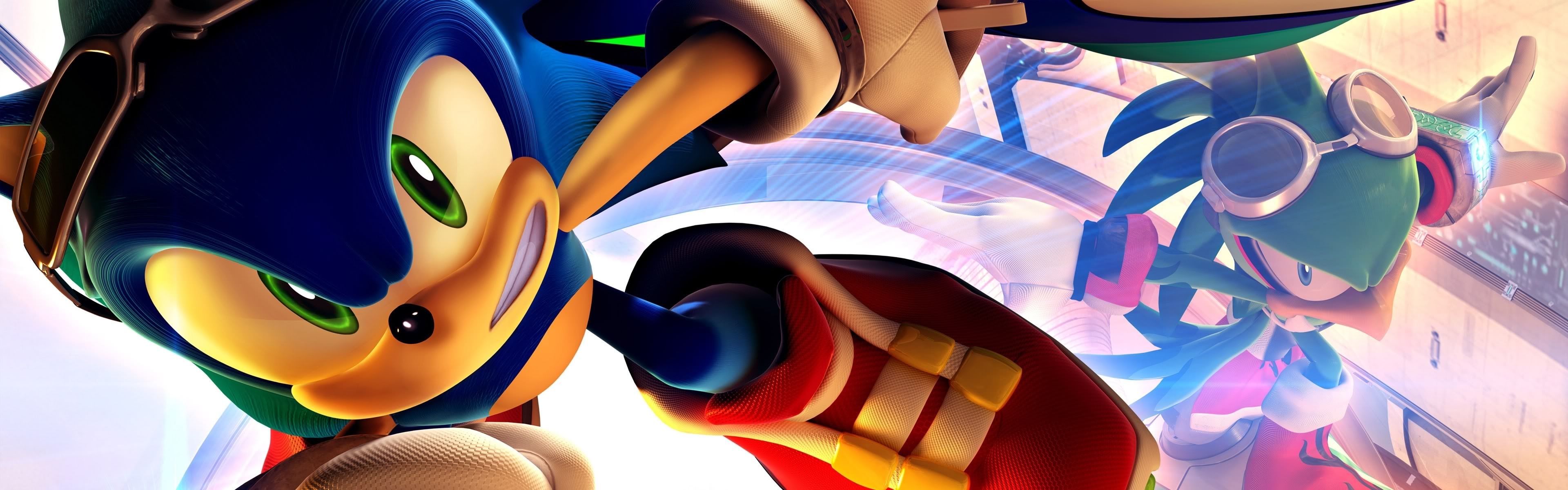 Free download Sonic Riders Zero Gravity Computer Wallpaper Desktop [3840x1200] for your Desktop, Mobile & Tablet. Explore Sonic Riders Wallpaper. Sonic The Hedgehog Wallpaper, Super Sonic Wallpaper, Shadow The Hedgehog Wallpaper