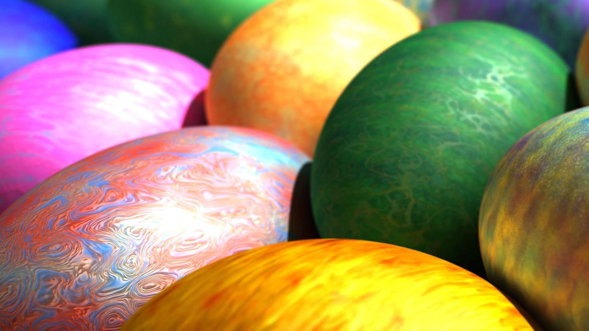 Colored Easter Eggs HD Wallpaper FullHDWpp HD Wallpaper 1920x1080. Coloring easter eggs, Easter colors, Easter eggs