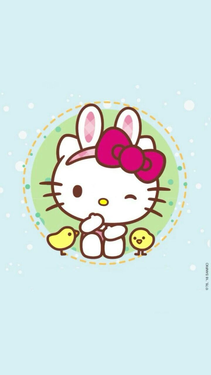 Hello Kitty Easter Wallpaper Free Hello Kitty Easter Background