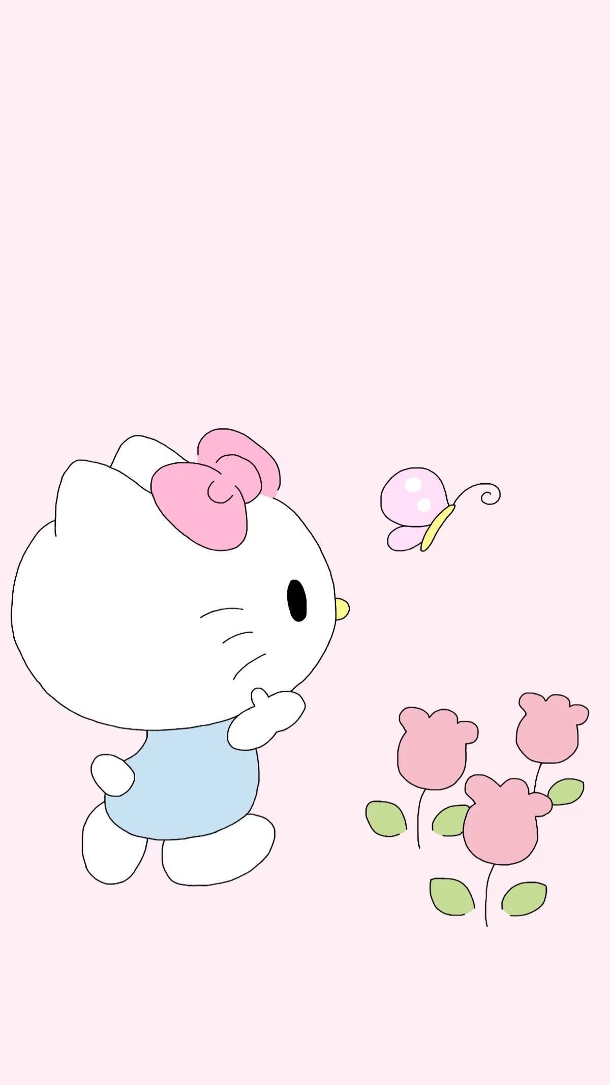 Background Hello Kitty Easter Wallpaper