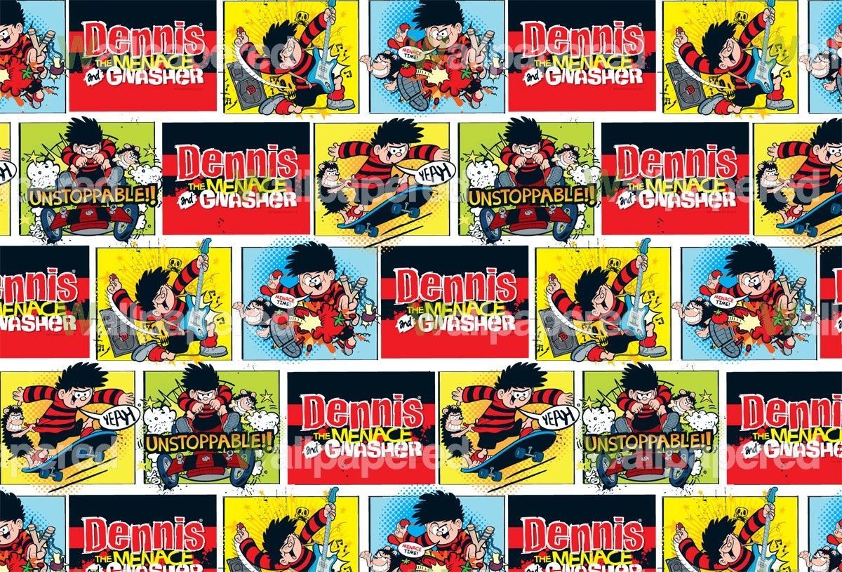 Dennis and Gnasher wallpaper. Print wallpaper, Mural wallpaper, Wallpaper