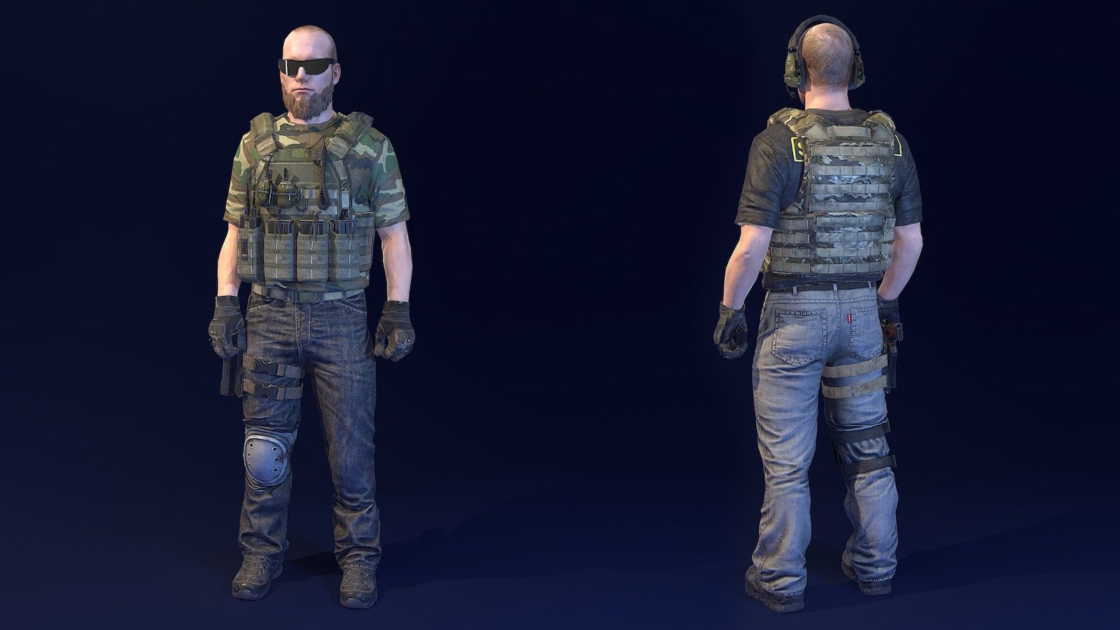 Modular Private Military Contractor in Characters