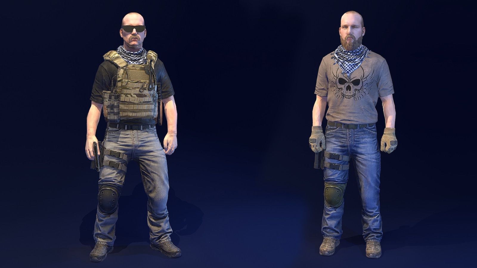 Modular Private Military Contractor in Characters