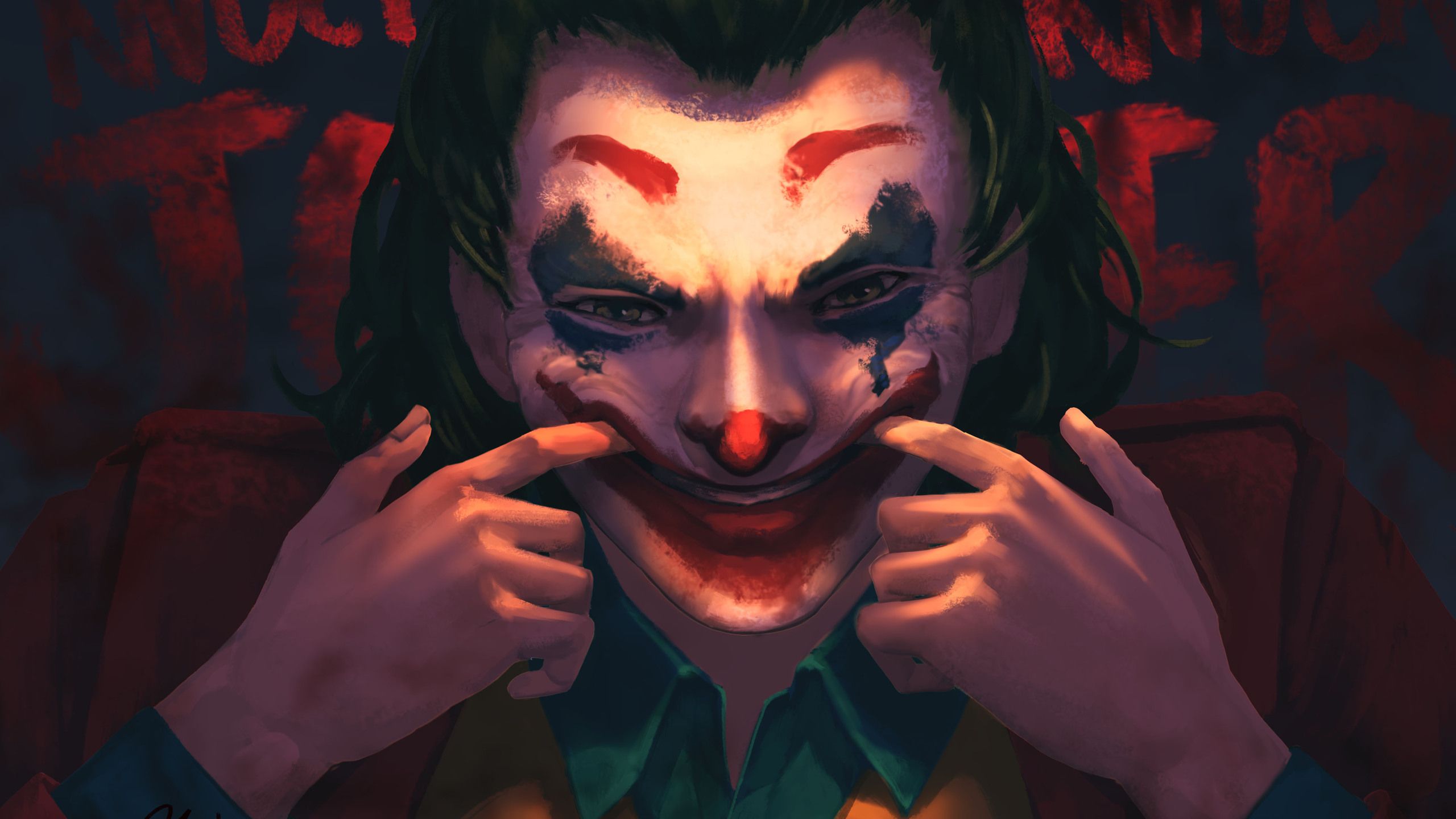 Joker Devil Smile 1440P Resolution HD 4k Wallpaper, Image, Background, Photo and Picture