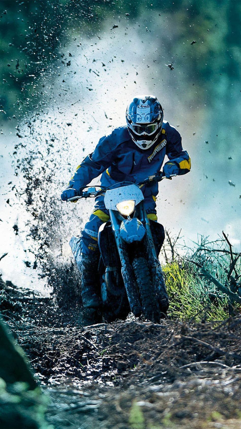 Drift Dirt Bike Race 4K Ultra HD Mobile Wallpaper. Racing bikes, Ktm motocross, Motocross