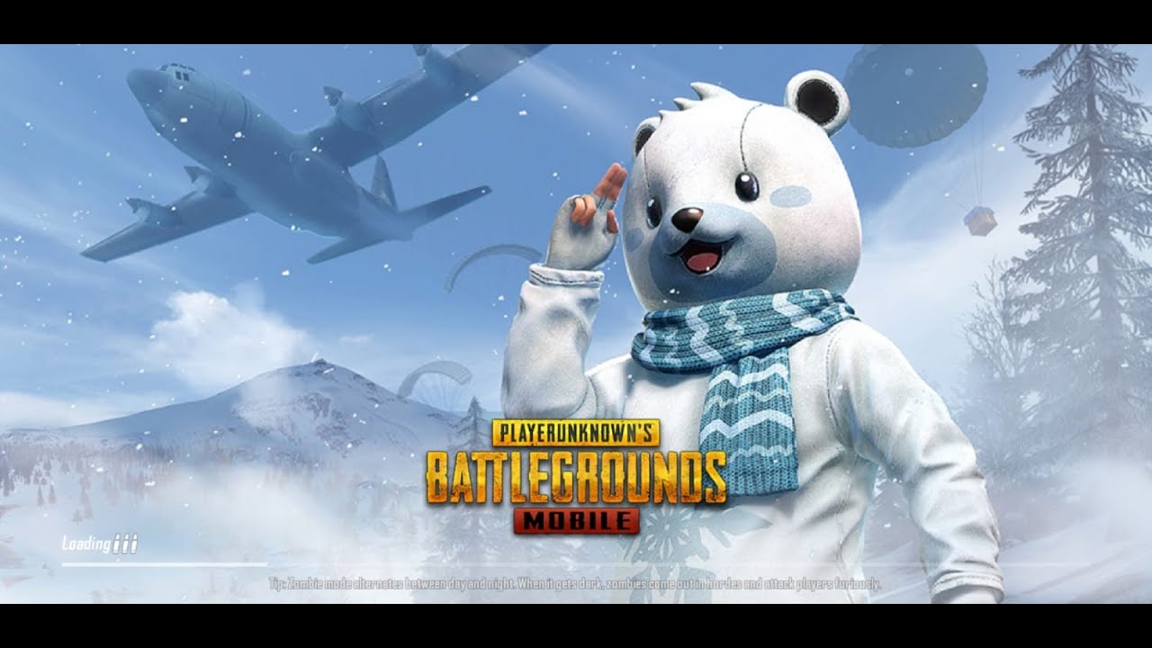 Snowflake Bear PUBG wallpaper