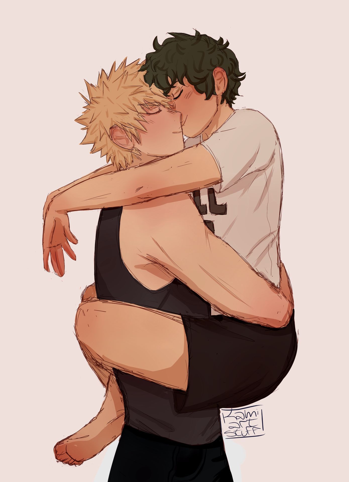 Bakudeku Kissing Wallpapers Wallpaper Cave