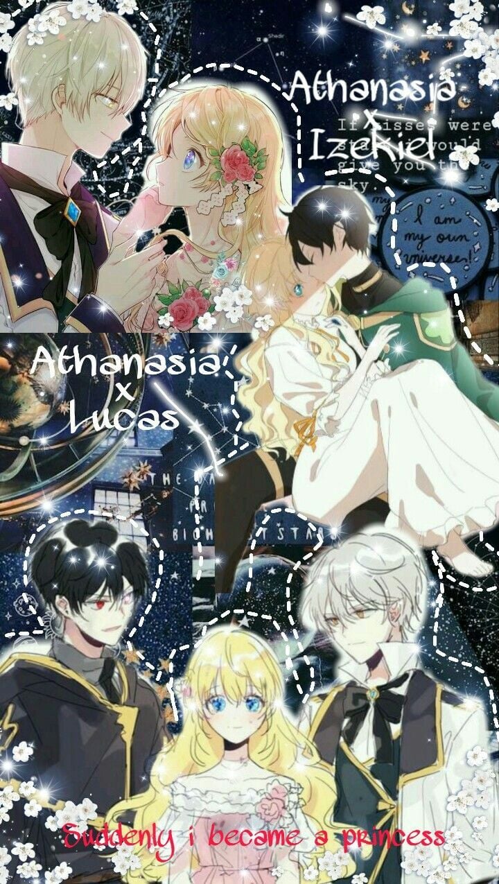 Suddenly i became a princess•Izekiel x Athanasia x Lucas• √Wallpaper. Animasi, Latar belakang anime, Webtoon