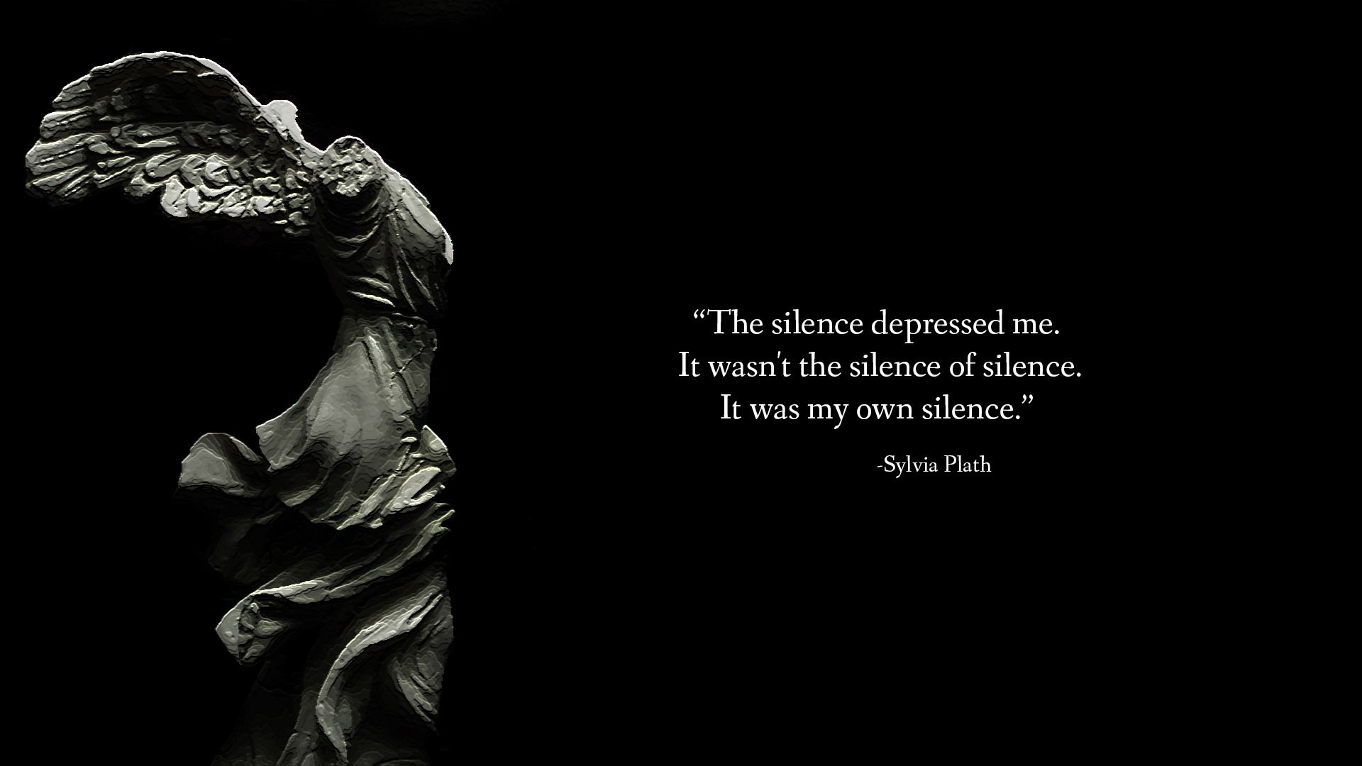 Free download sylvia plath on depression quote HD wallpaper 1920x1080 9801 [1920x1080] for your Desktop, Mobile & Tablet. Explore Depression Wallpaper. Sad Wallpaper Download, Depression Era Wallpaper, The Yellow Wallpaper Depression