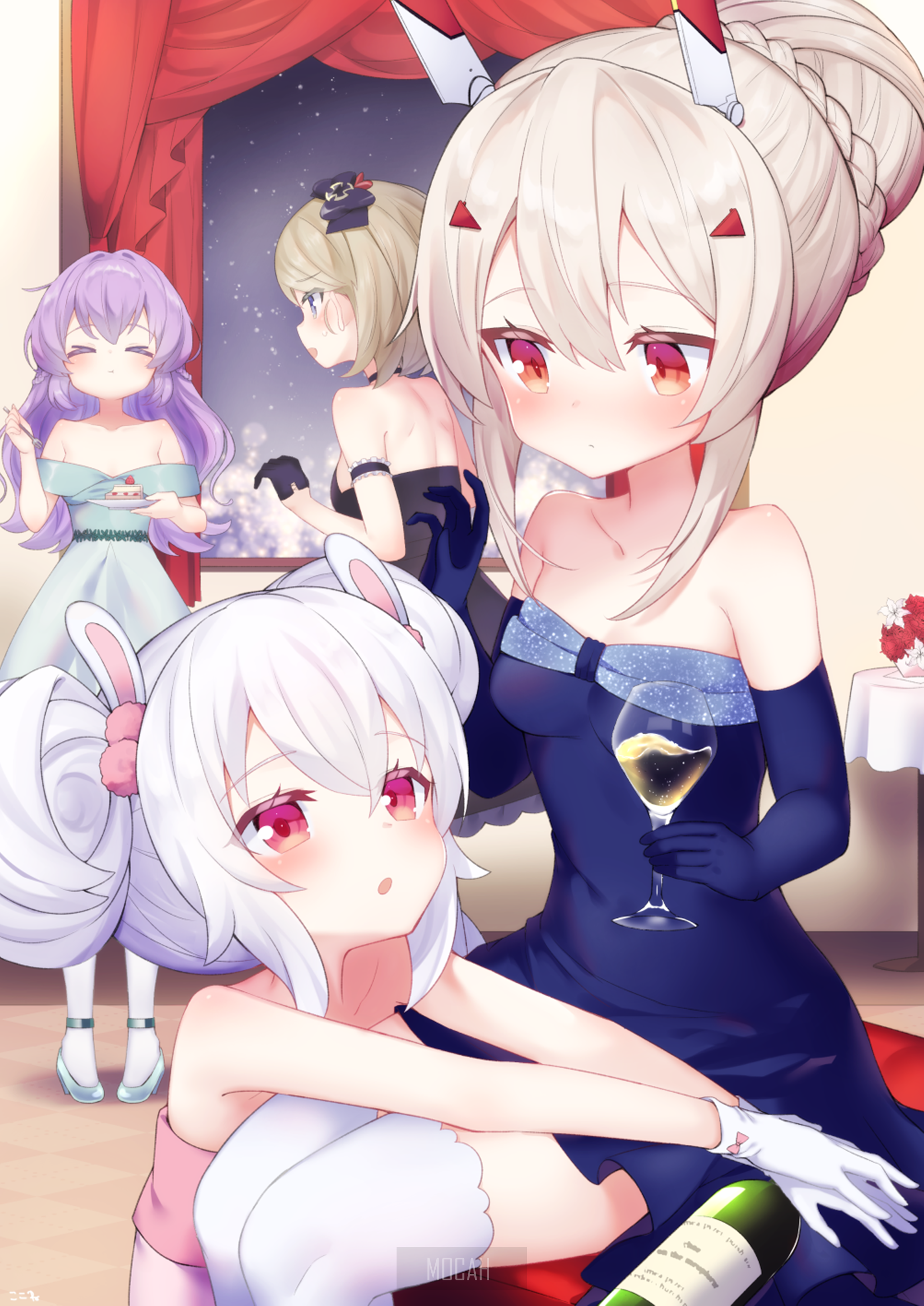anime, anime girl, Azur Lane, Javelin (Azur Lane), Z23 (Azur Lane), Laffey (Azur Lane), Ayanami (Azur Lane) wallpaper download, 2125x3000. Mocah HD Wallpaper