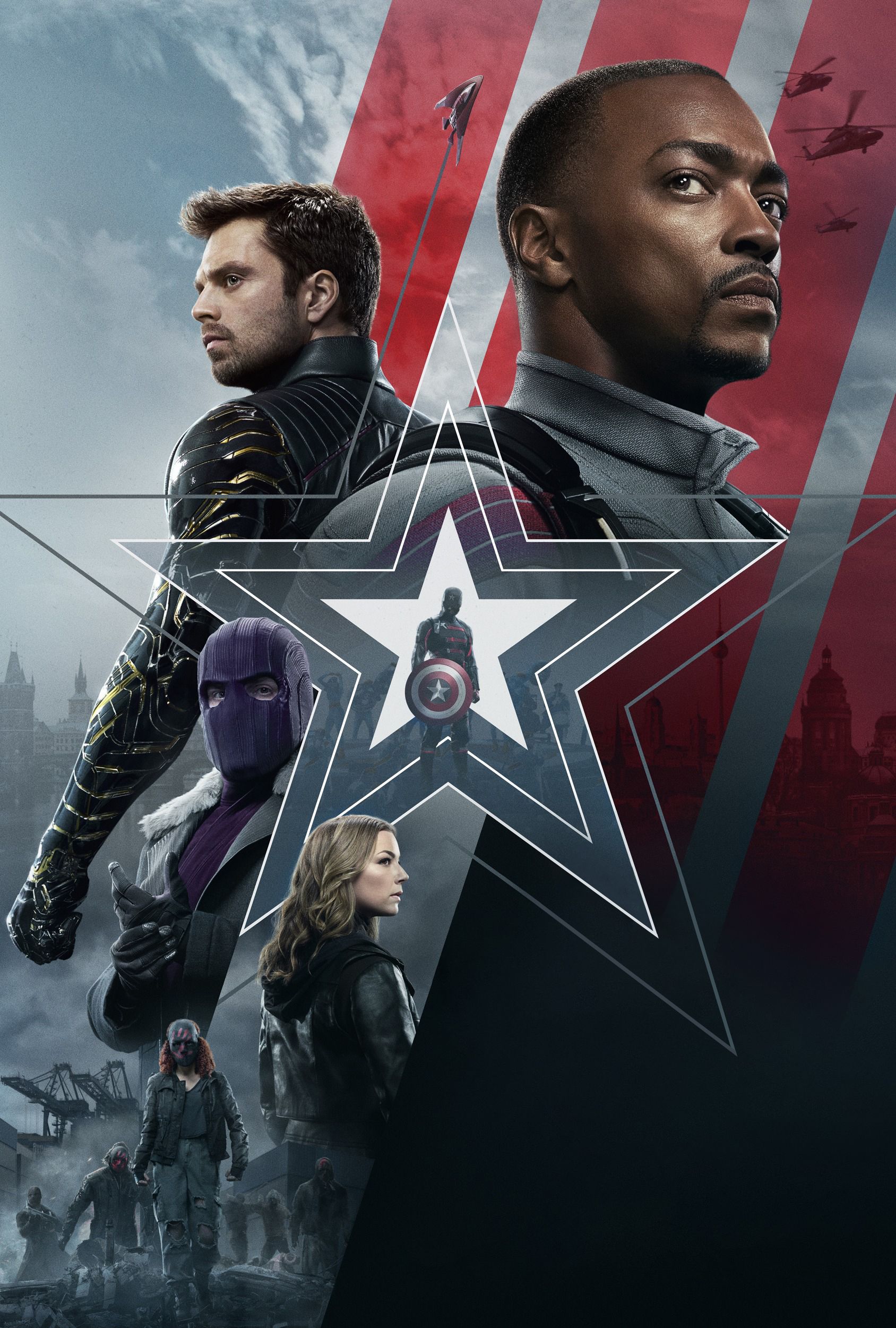 The Falcon and the Winter Soldier textless poster : marvelstudios