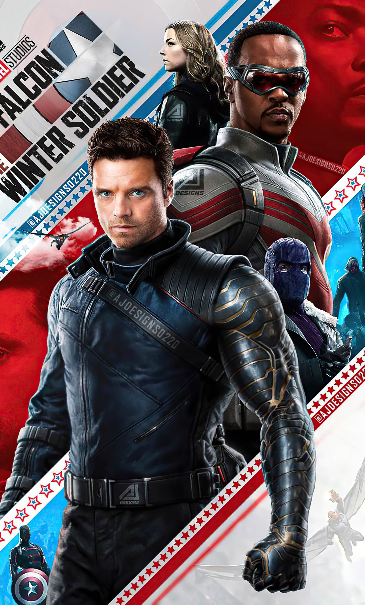 1280x2120 The Falcon And The Winter Soldier Poster 4k iPhone 6+ HD 4k Wallpapers, Image, Backgrounds, Photos and Pictures