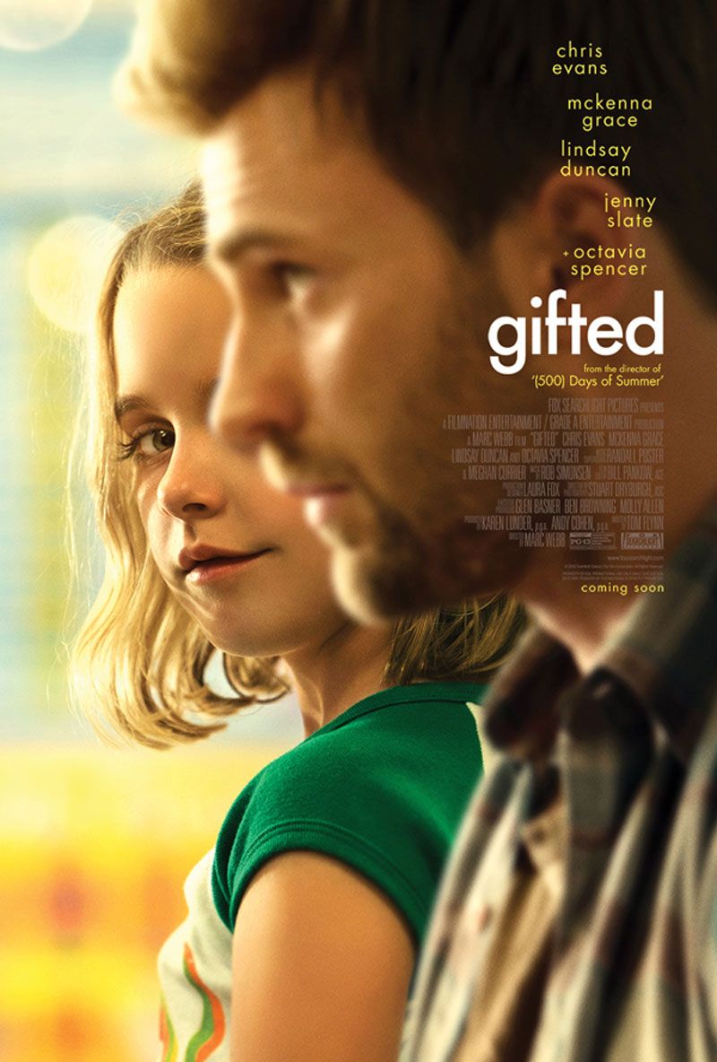 GIFTED and Poster Surfaced, Starring Chris Evans