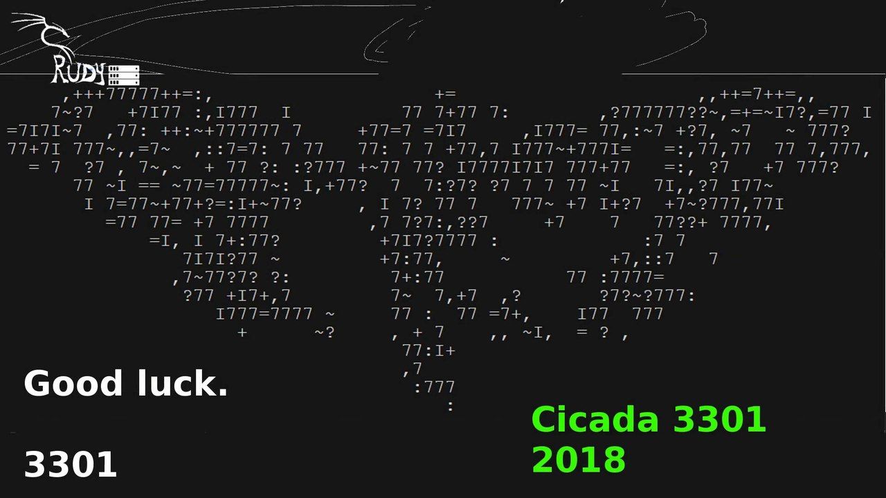 CICADA 2018 Game -Most Mysterious Internet Puzzle