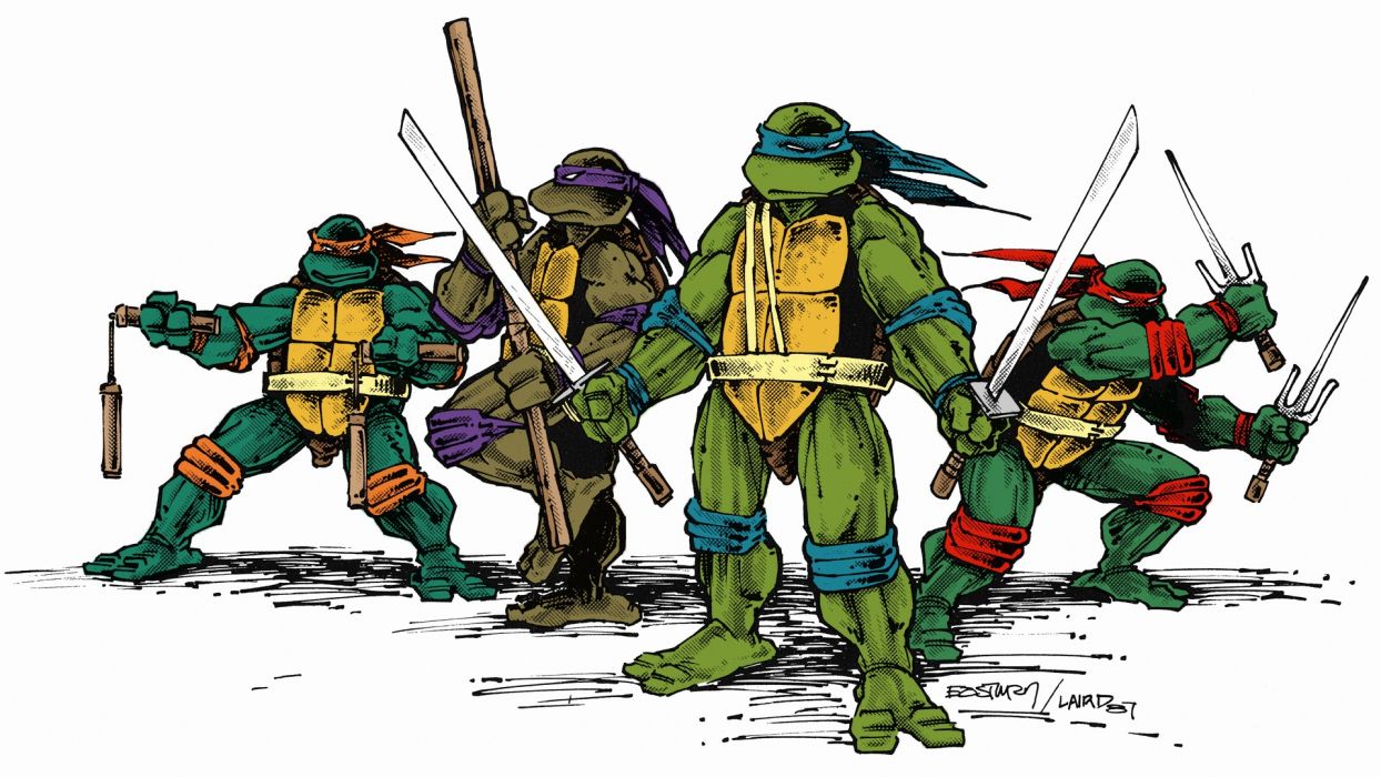Cartoon Ninja Turtles Wallpaper