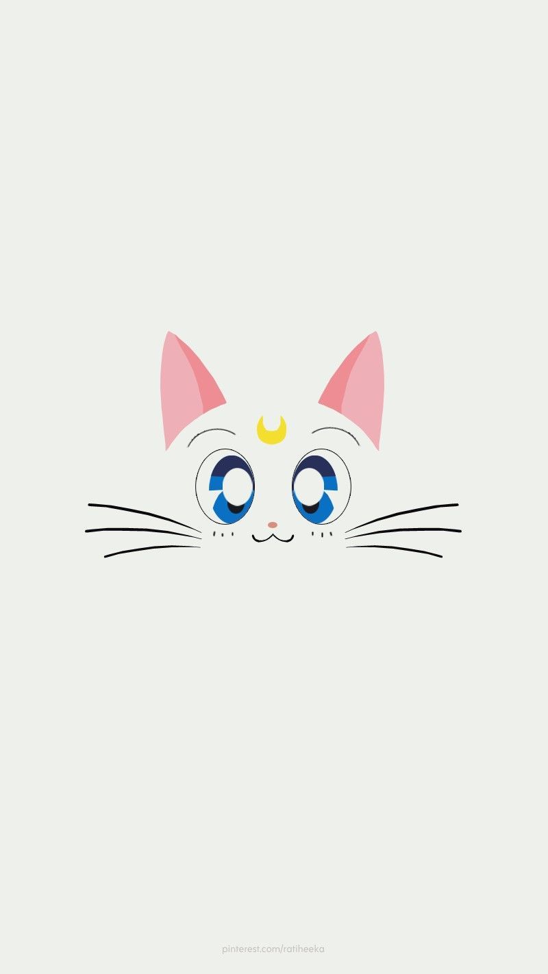 Artemis #sailormoon #anime. Sailor moon wallpaper, Sailor moon cat, Sailor moon art