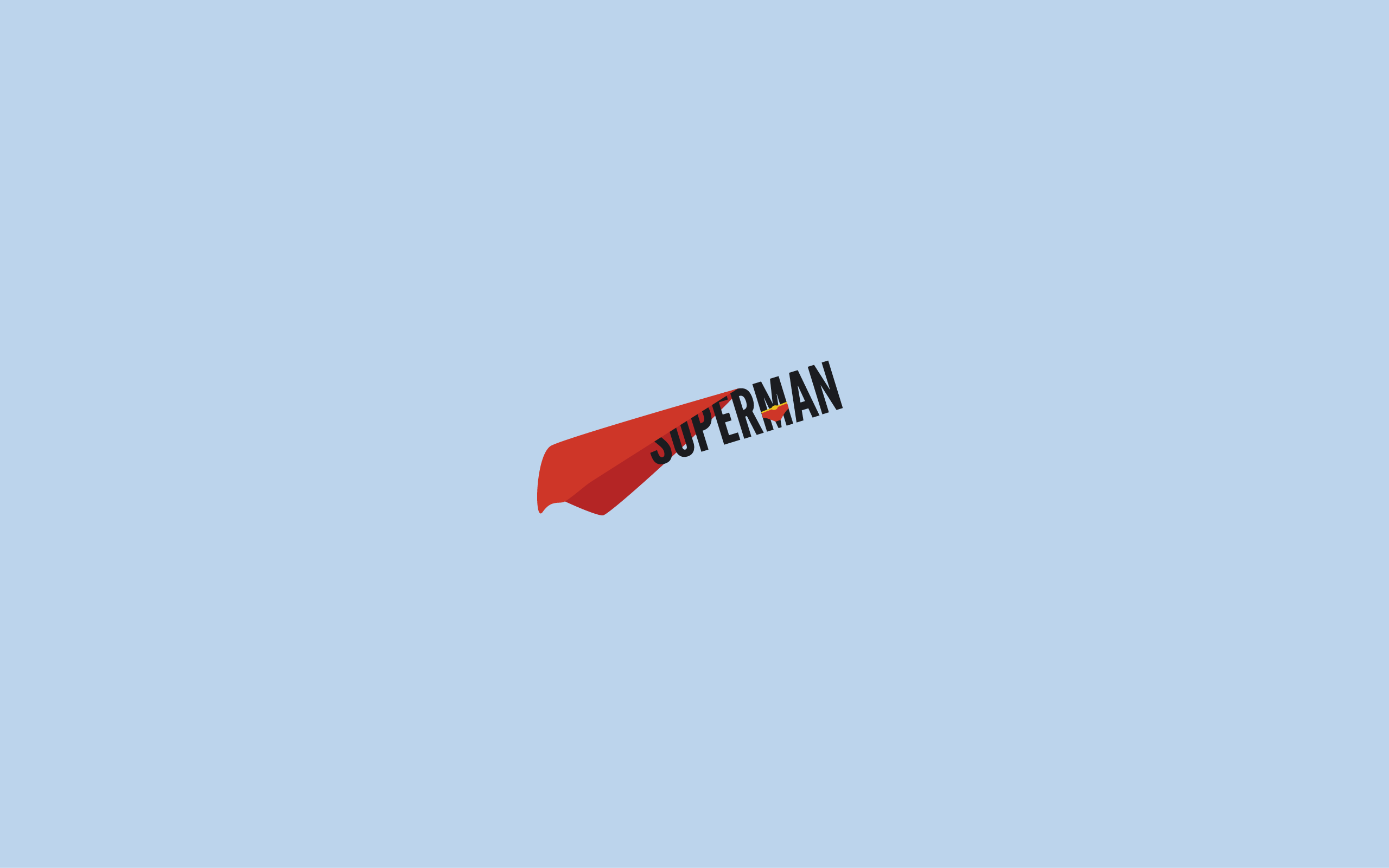 Minimalist Superman Wallpaper