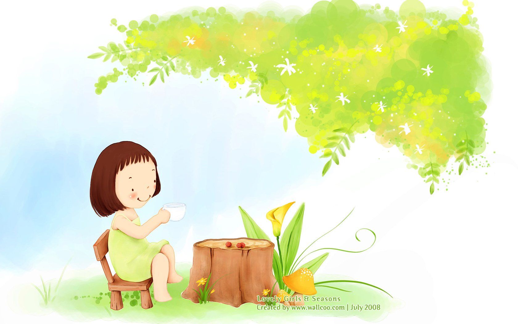 Children's illustrations, Children's Day Art Illustrations Memories and Fun 1680x1050 NO.18 Desktop Wallpaper