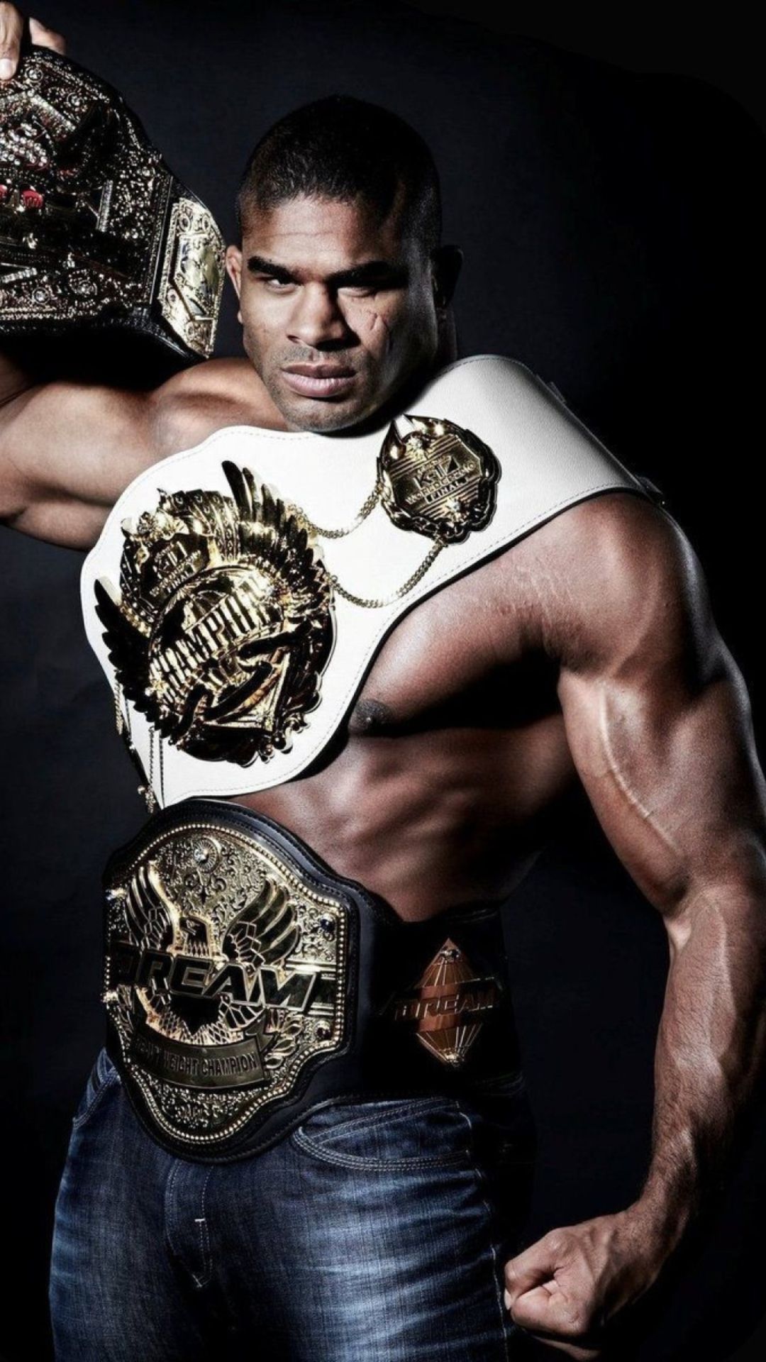 Alistair Overeem Mma Ufc Fighter Mixed Wallpaper for iPhone 6 Plus