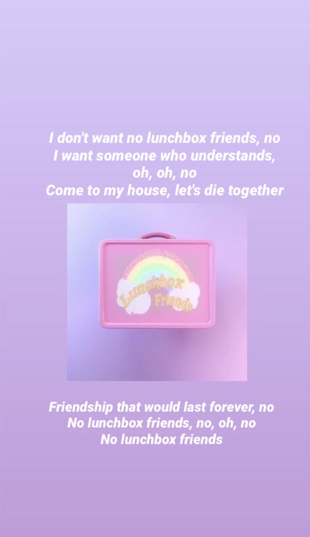 Lunchbox Friends Melanie Martinez Lyrics wallpaper. Melanie martinez lyrics, Melanie martinez, Melanie martinez live
