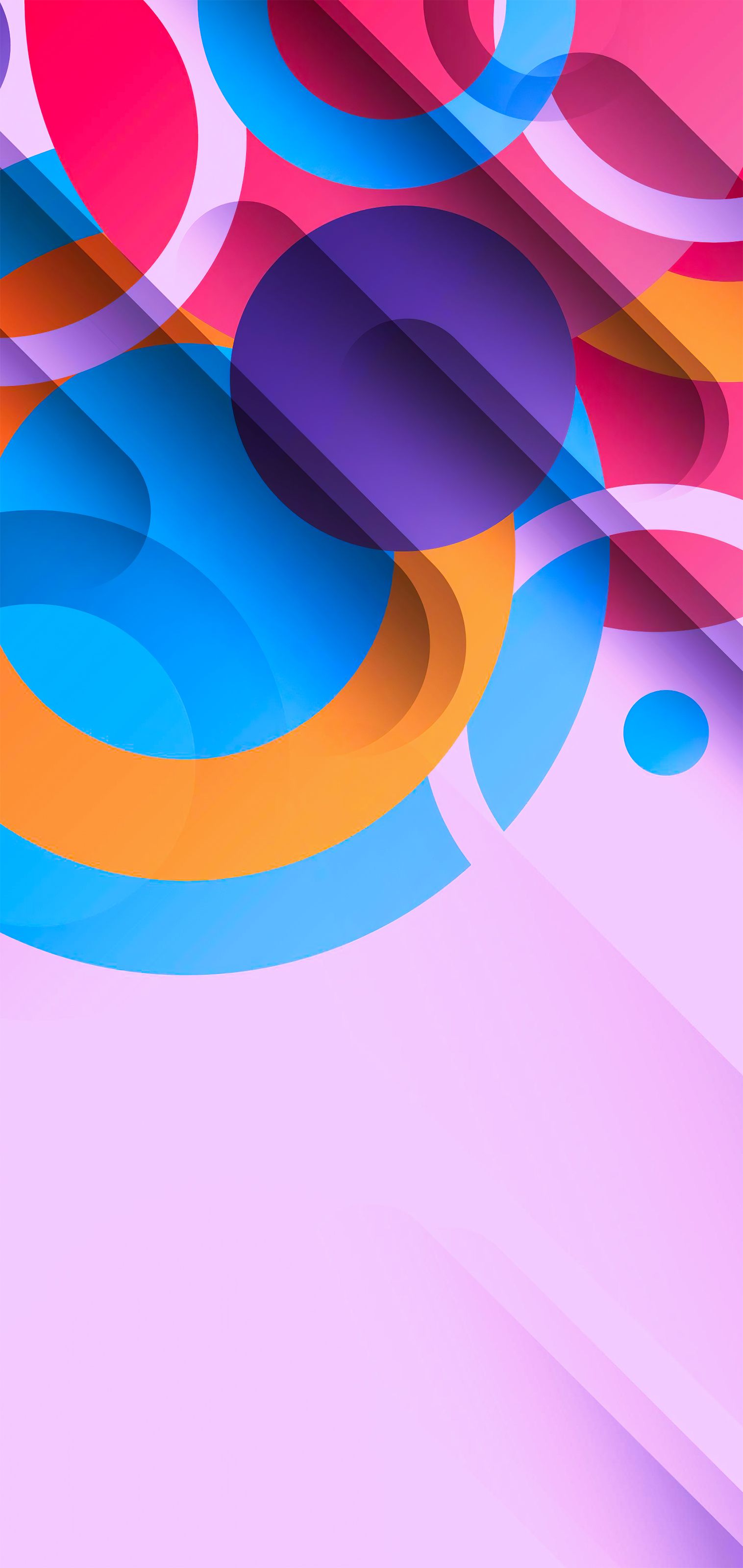 Abstract wallpaper with geometric colors and shapes for iPhone