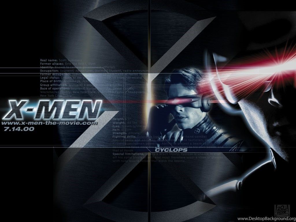 The X Men: Cyclops Wallpaper 1024x768 Desktop Background