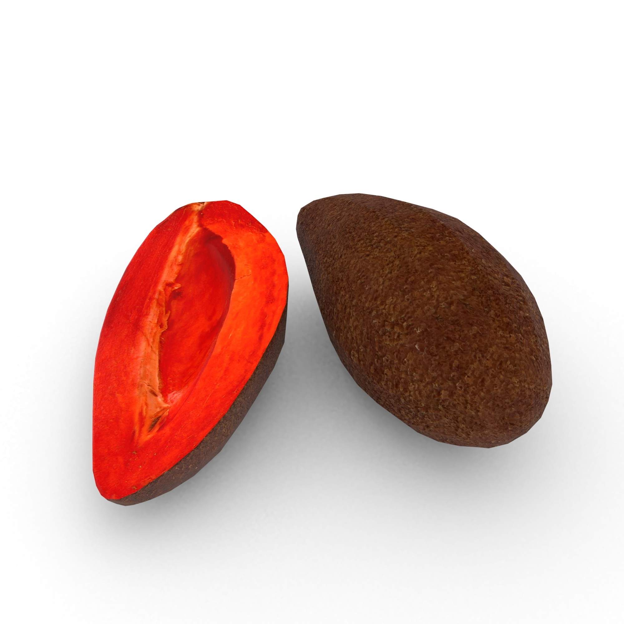 Mamey Pouteria Sapota 3D Model