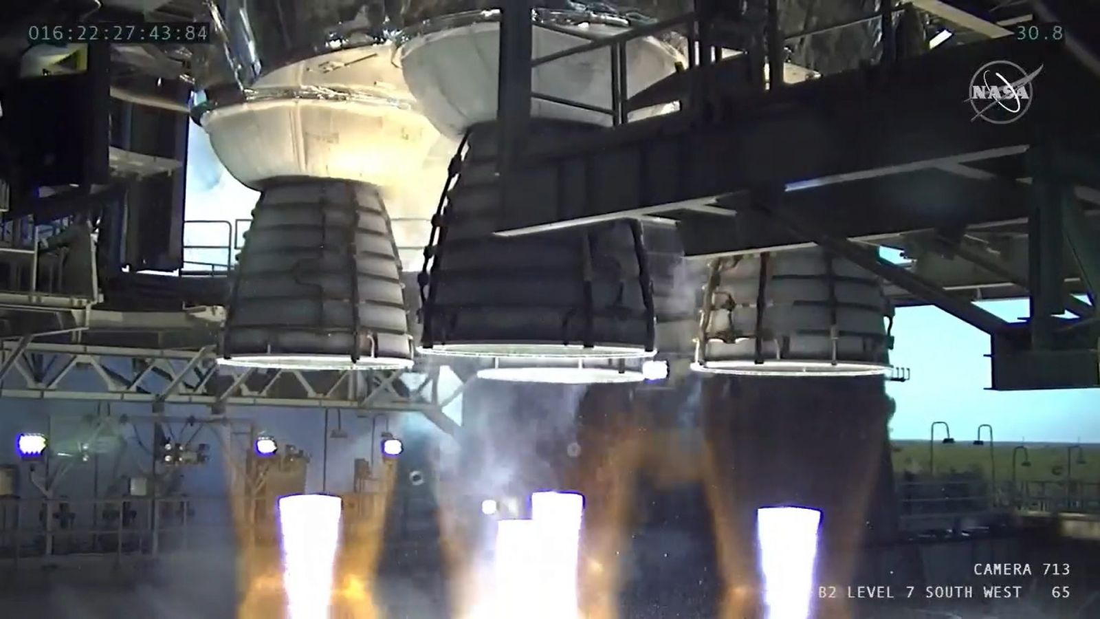 Hot fire test of NASA's SLS Rocket ends prematurely, placing 2021 launch date into question