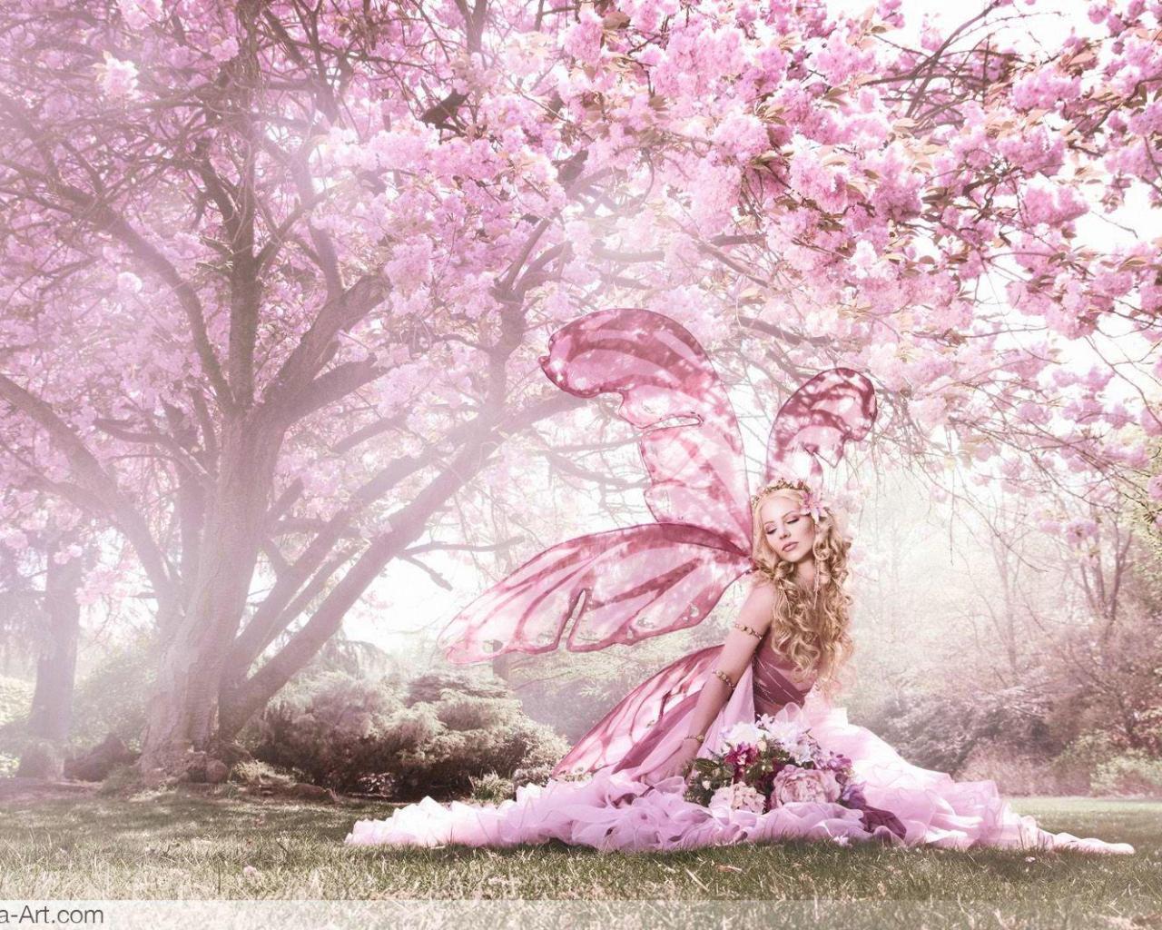 Волшебный лес розовый