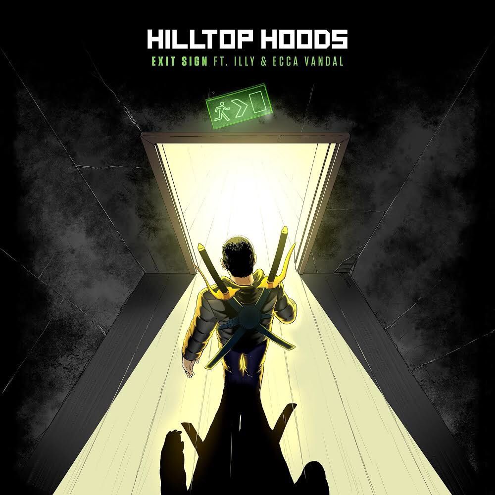 Hilltop Hoods a film clip next week for our new single 'Exit Sign Feat