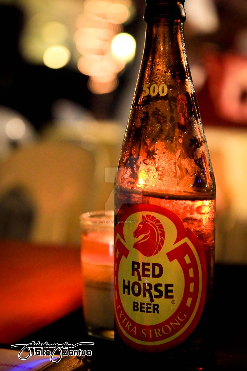 Android Red Horse Beer Wallpaper HD
