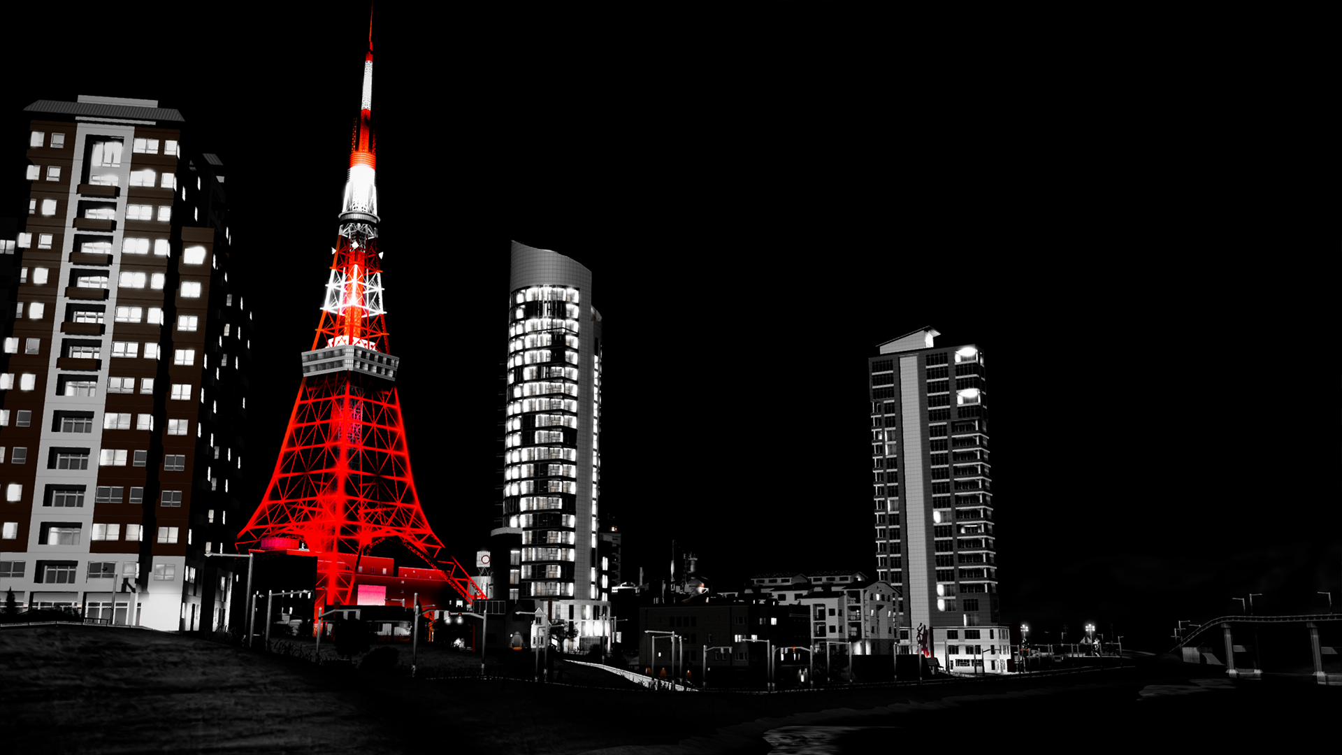 Black and Red Japanese Wallpaper