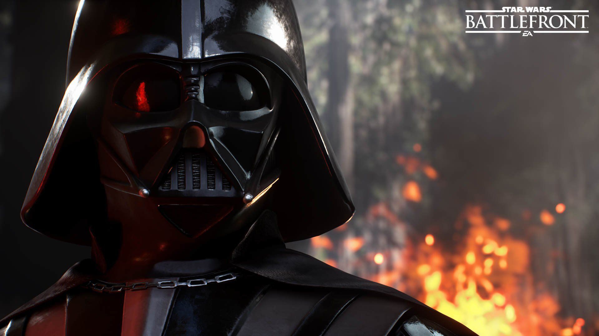 Star Wars: Battlefront features playable heroes and villains including Darth Vader