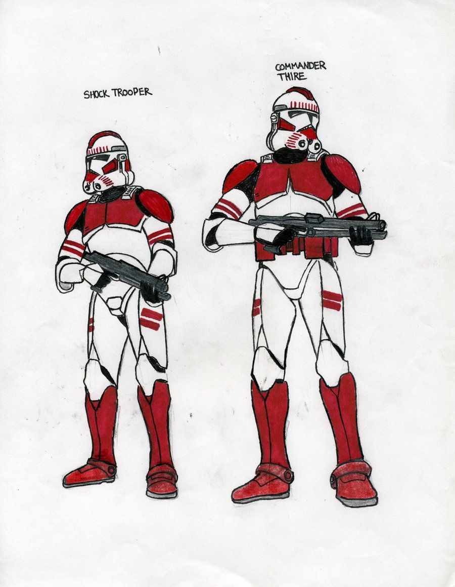 Shock Trooper and Thire by CrashyBandicoot. Star wars jokes, Star wars clone wars, Star wars baby
