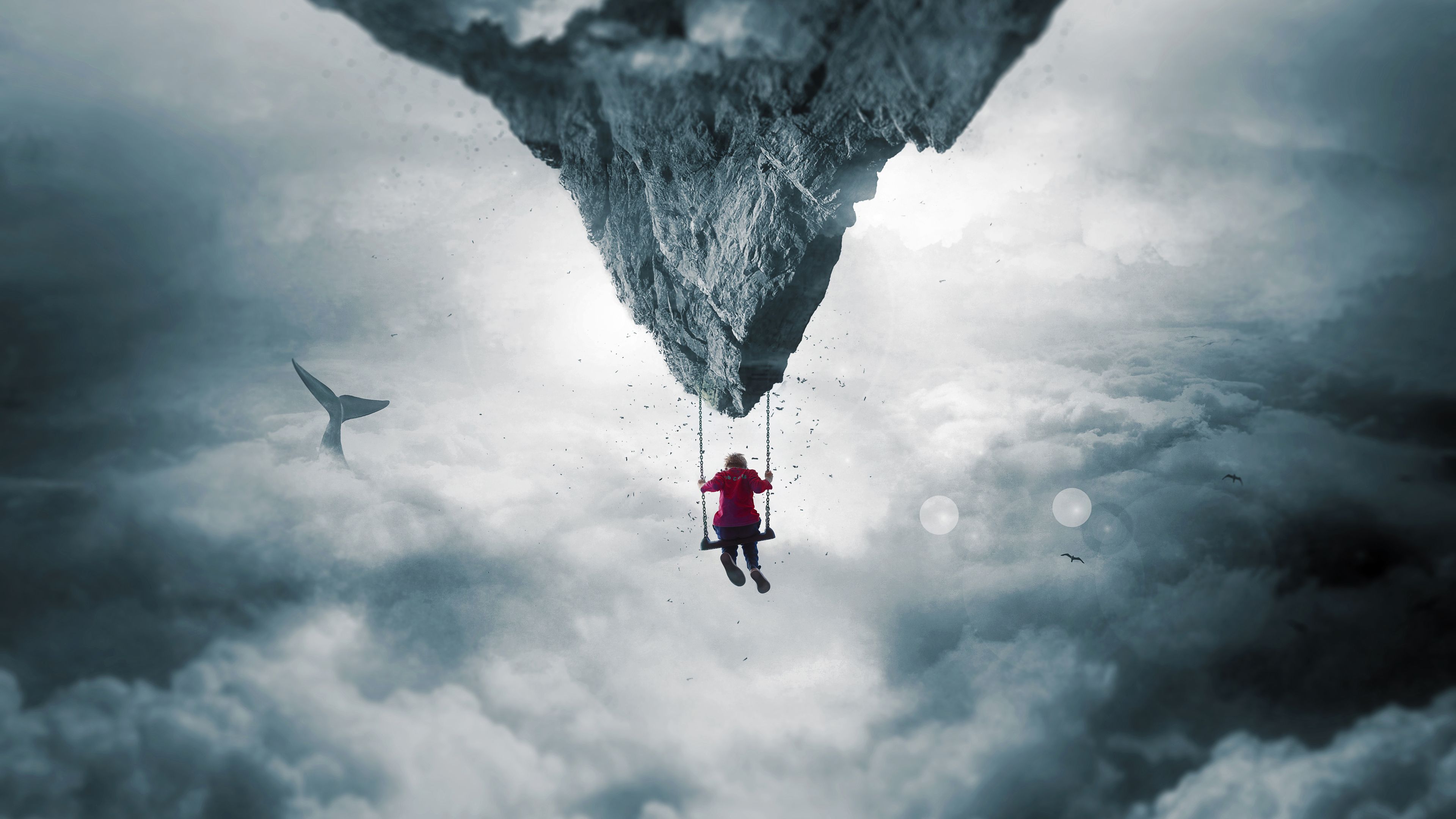 Dream Swing Swing Wallpaper, Hd Wallpaper, Digital Art Wallpaper, Artwork Wallpaper, Artist Wallpaper, 5k Wallpaper. Surreal Art, HD Wallpaper, Art Wallpaper