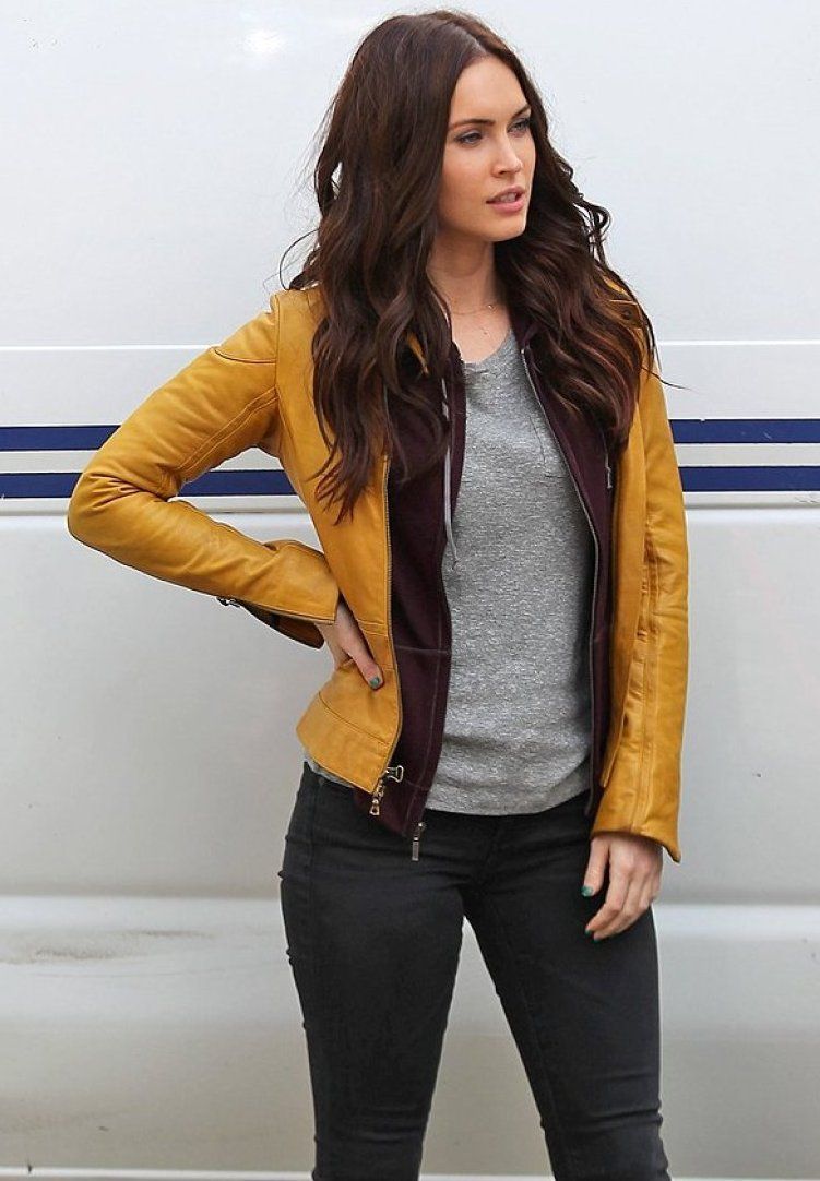 Teenage Mutant Ninja Turtles Megan Fox (April O'Neil) Jacket. Megan fox outfits, April o'neil, Megan fox