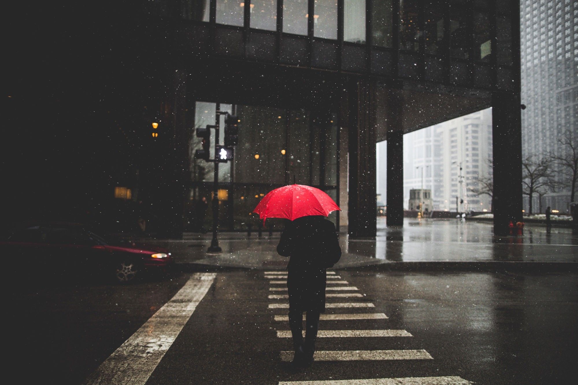 umbrella, Street, Rain Wallpaper HD / Desktop and Mobile Background
