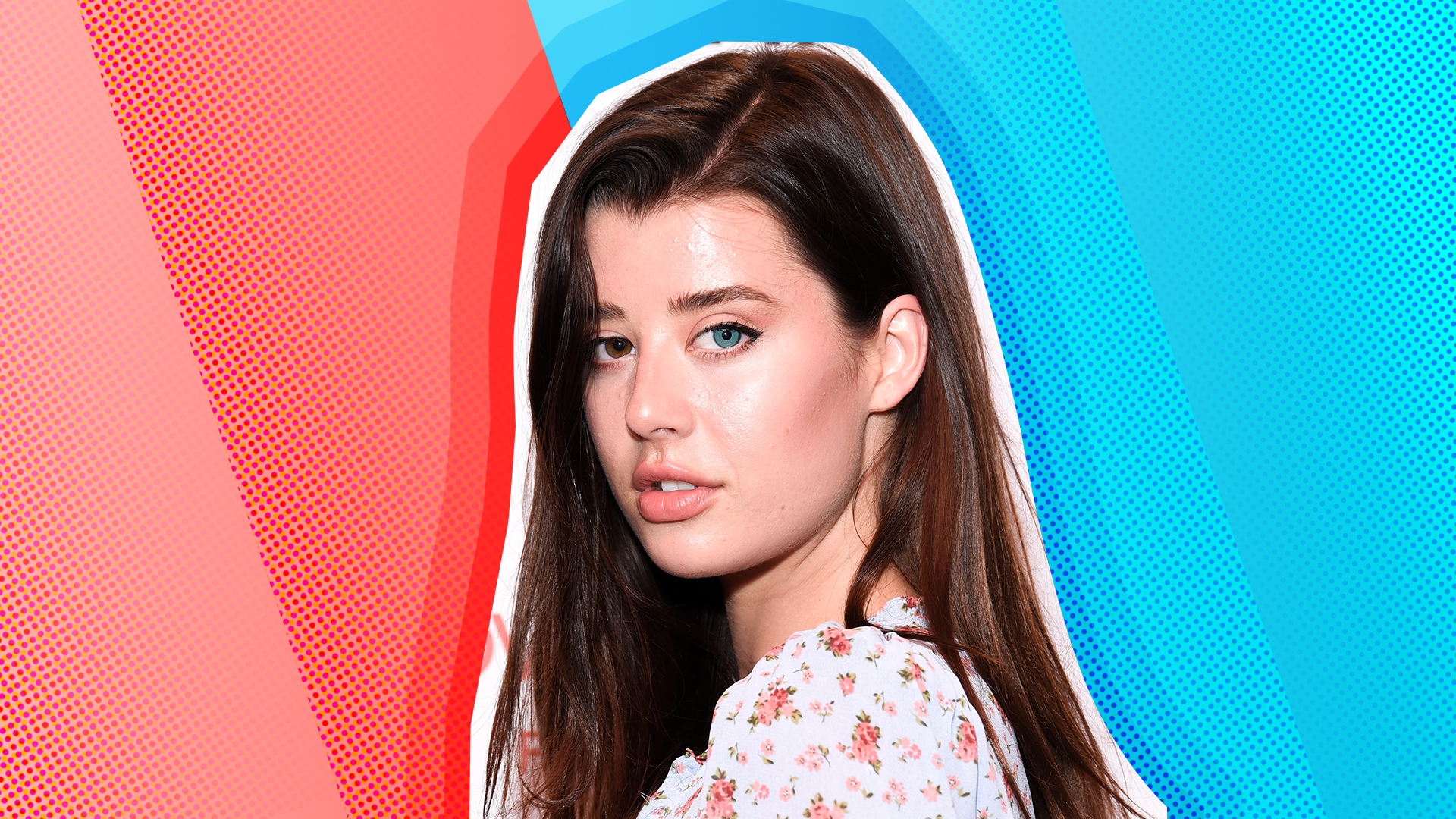 Model Sarah McDaniel On Her Different Colored Eyes