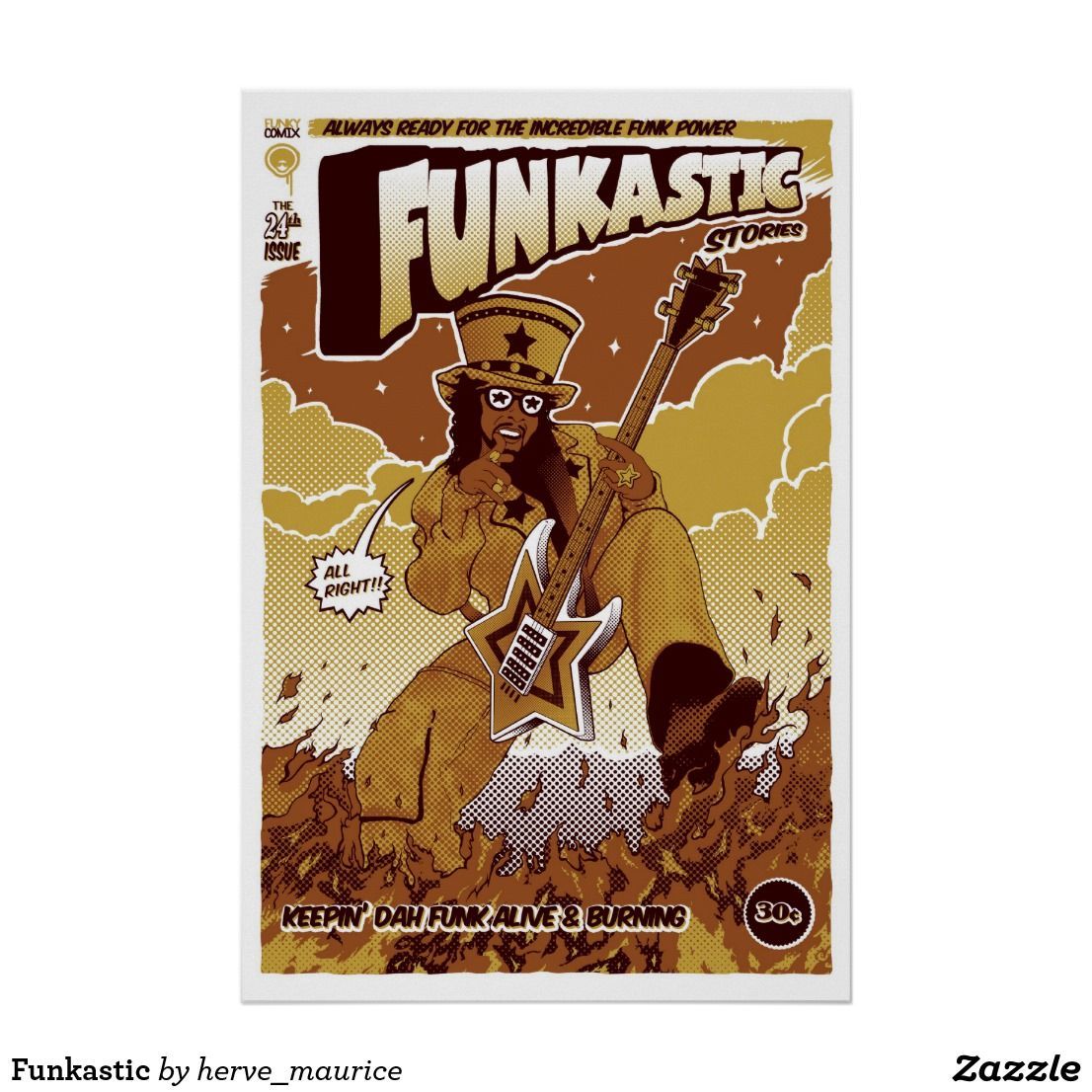 Funkastic Poster. Zazzle.com. The incredibles, Parliament funkadelic, Bootsy collins