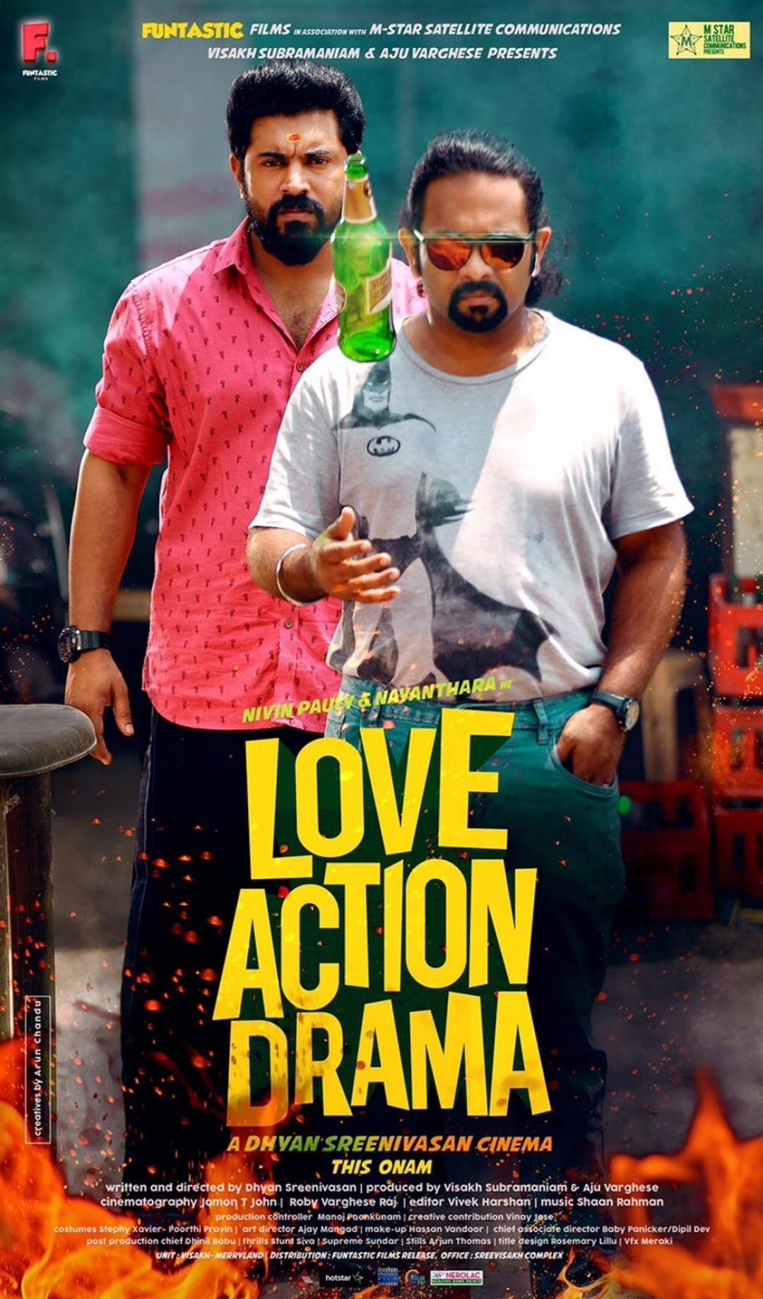 Nivin Pauly and Nayanthara starred Love Action Drama Movie HD Photo and posters