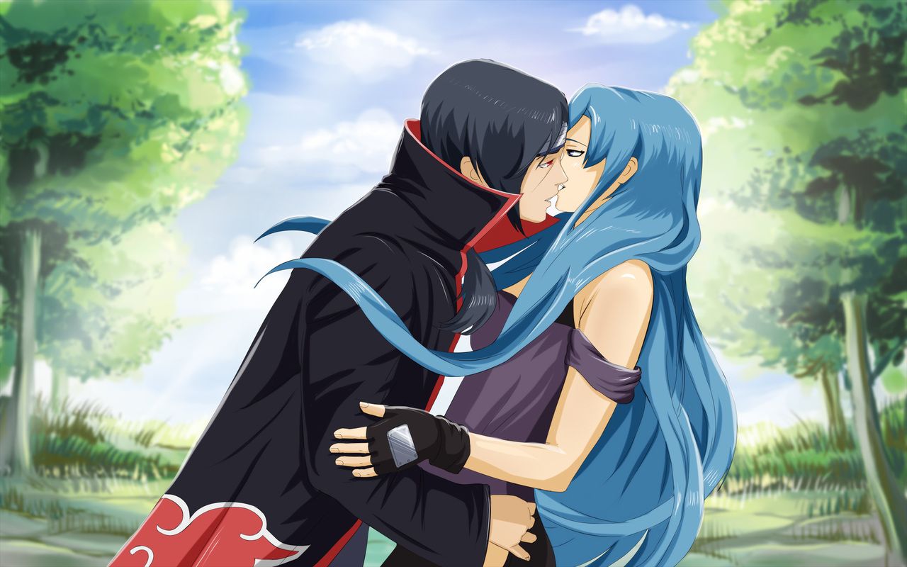 fan art, girl, naruto, ninja, akatsuki, guy, uchiha itachi desktop wallpaper 2645