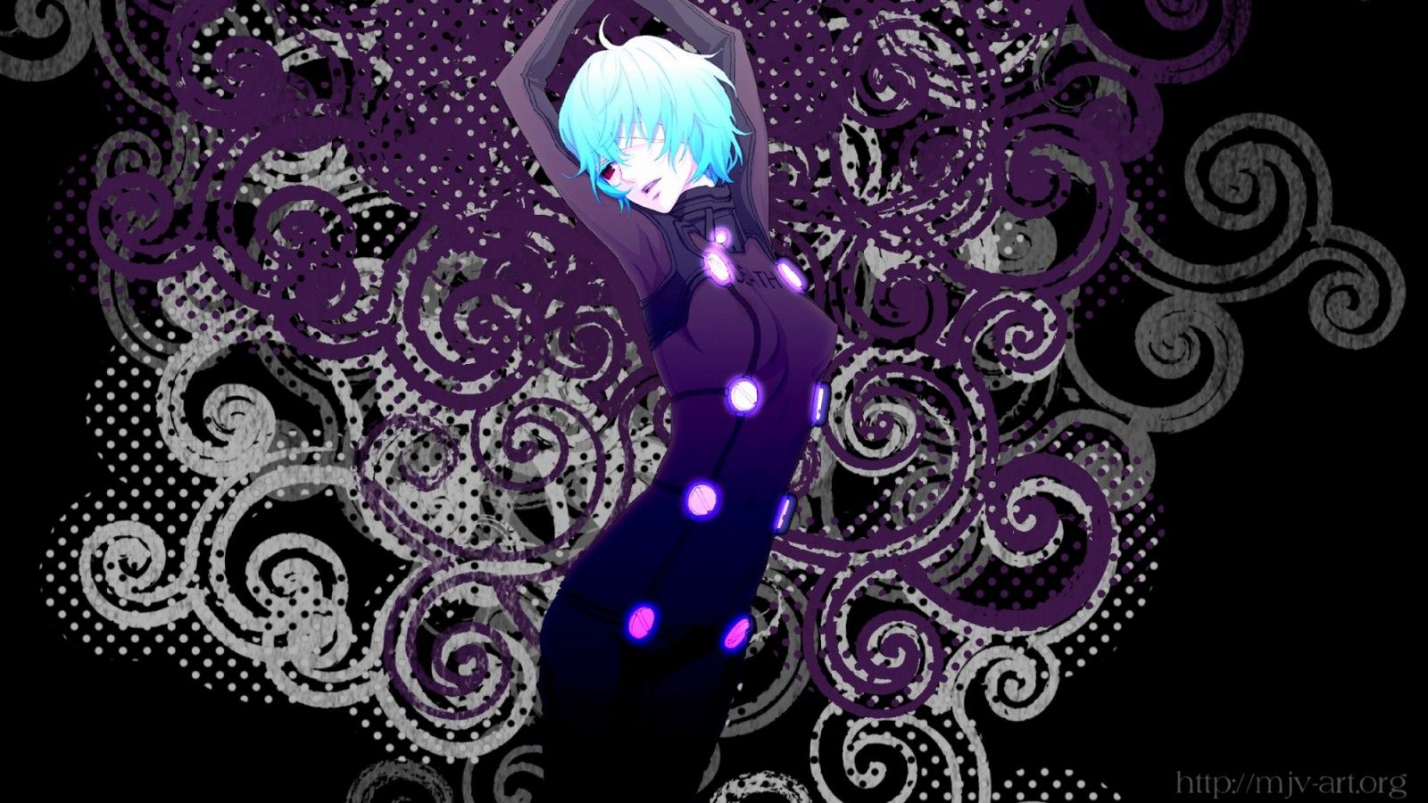 illustration, anime, Neon Genesis Evangelion, purple, pattern, circle, ART, design, computer wallpaper, fractal art, organ, psychedelic art