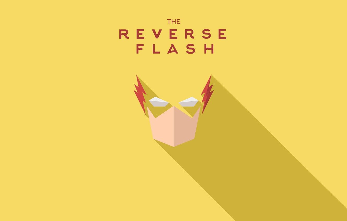 Wallpaper The Inscription, Yellow, Yellow Text, Reverse Flash, Reverse Flash Image For Desktop, Section минимализм